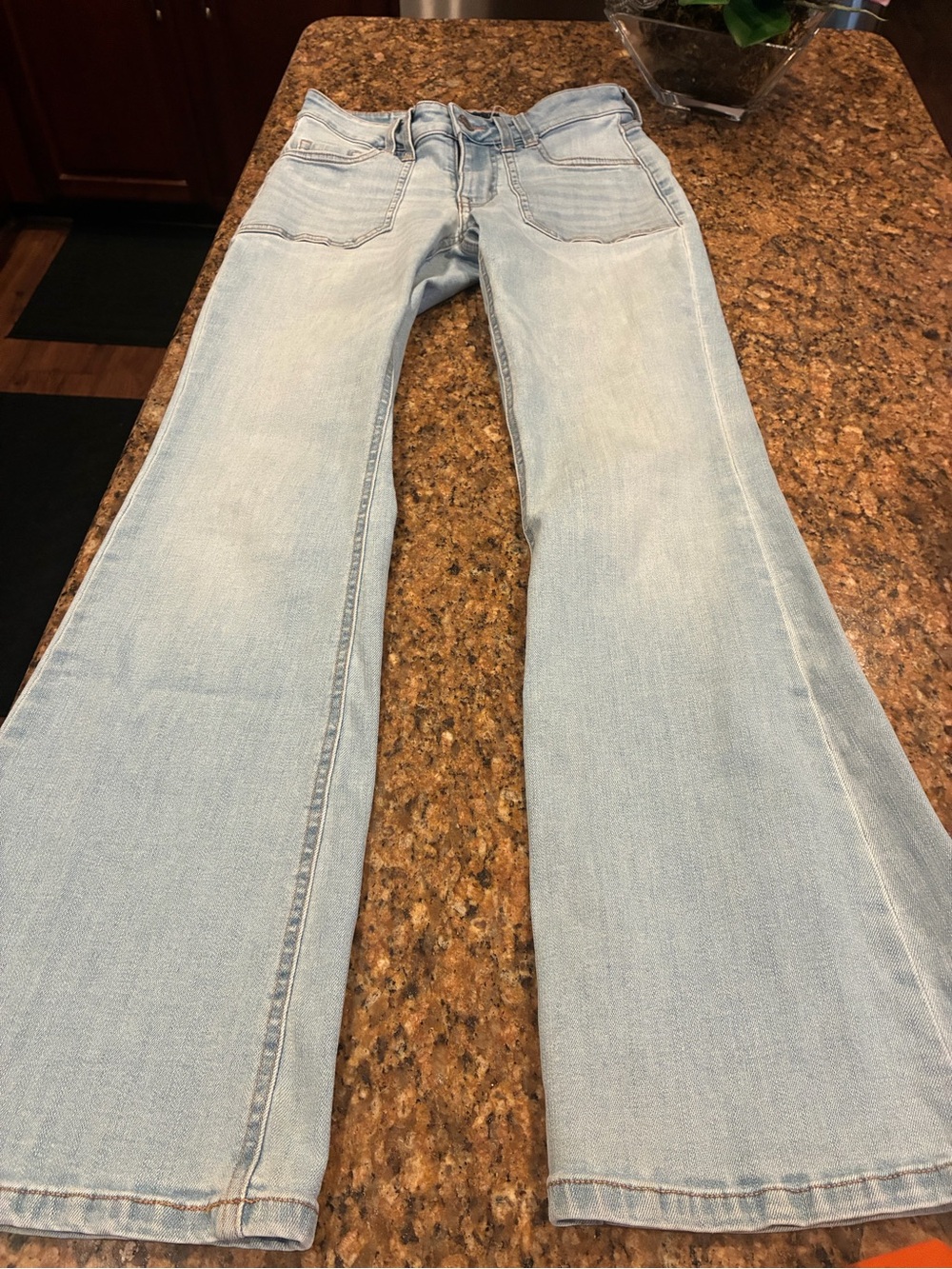 Aeropostale Light Blue Flared Women's Jeans